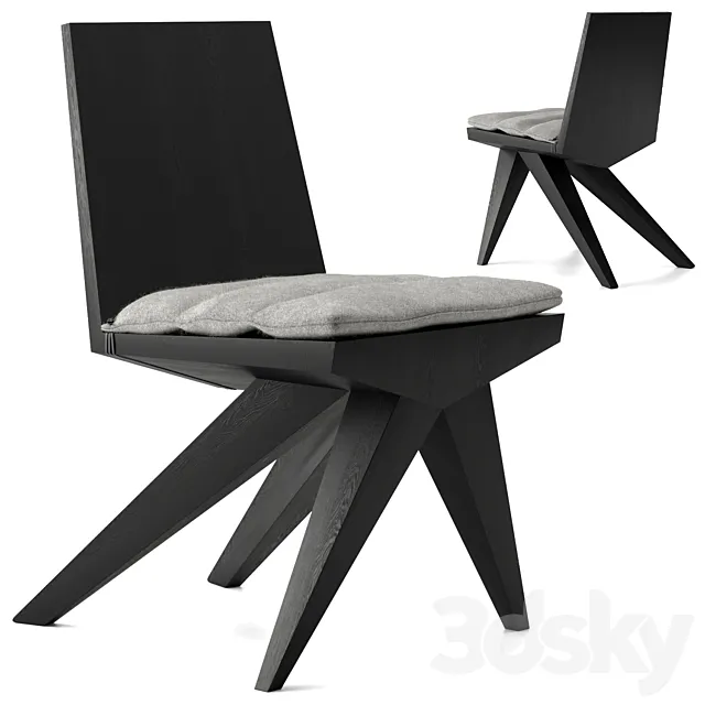 V-dining chair by Arno Declercq 3DSMax File