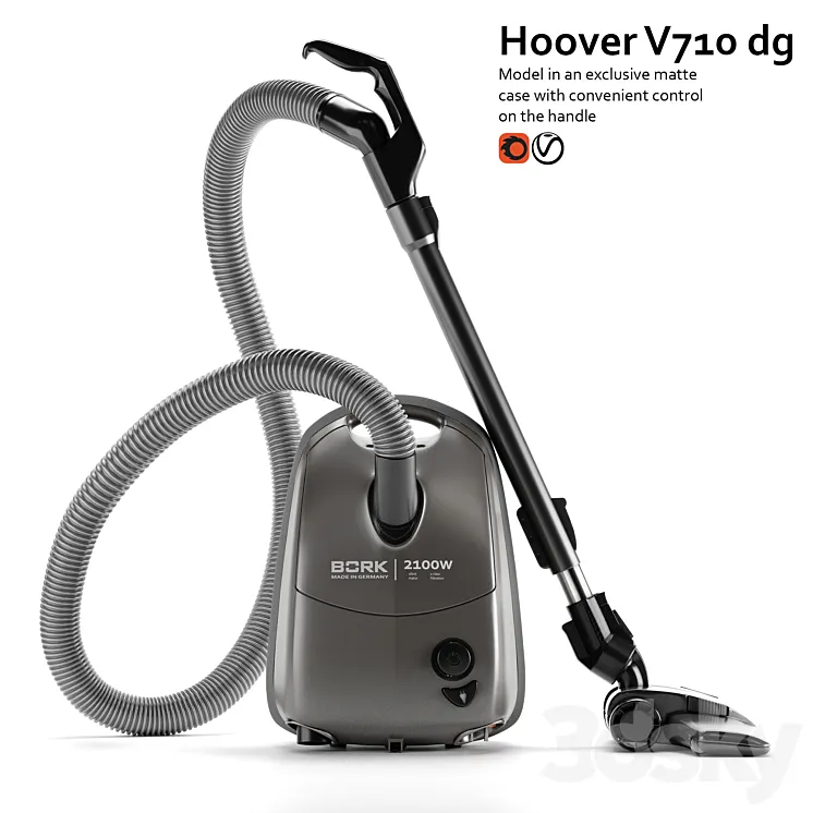 Vacuum cleaner BORK V710 dg 3DS Max