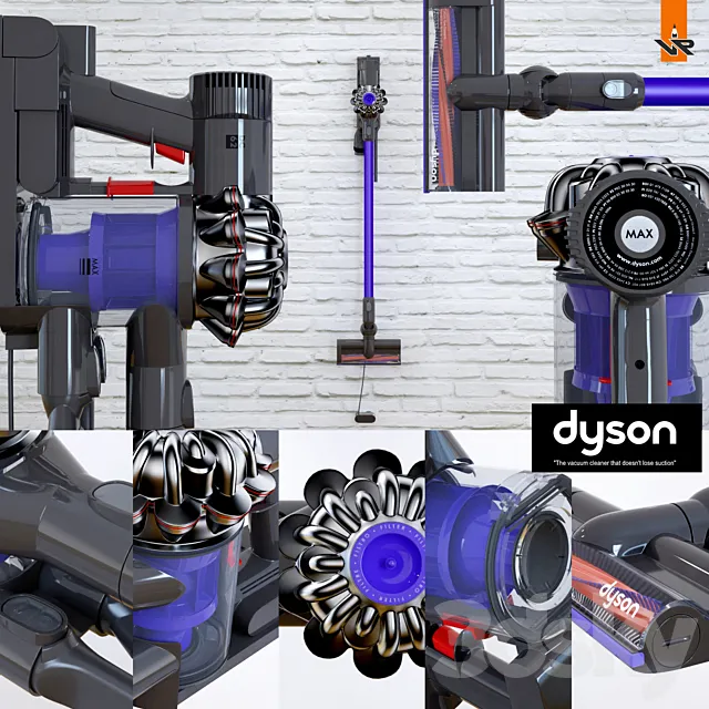 Vacuum Cleaner Dyson DC62 Animal pro 3DSMax File
