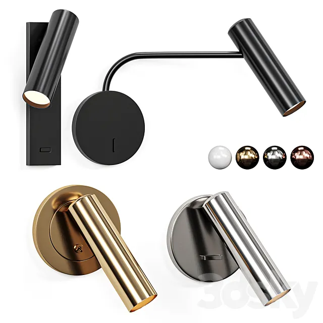 Vakkerlight Reading Sconce Rigged 3ds Max