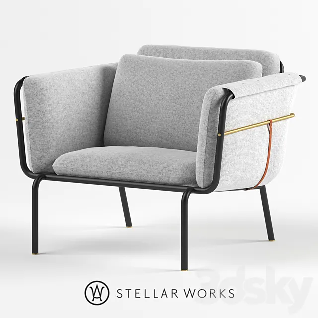 VALET CLUB CHAIR 3DS Max Model