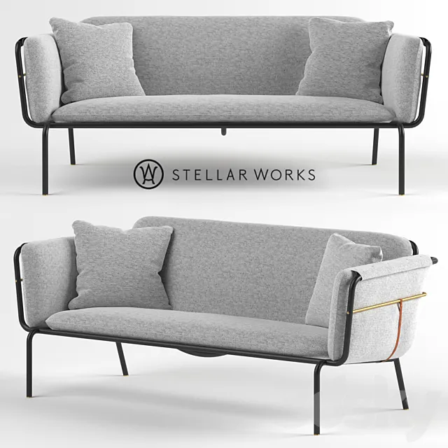 VALET LOVE SEAT 3ds Max