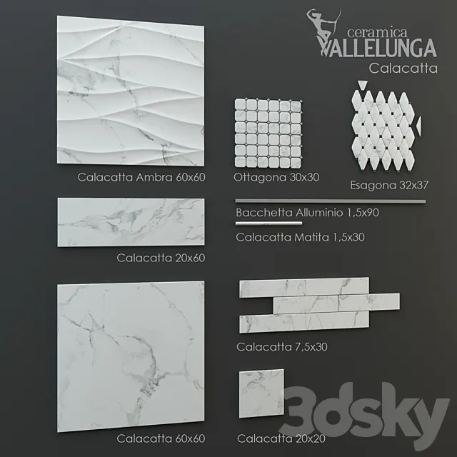 Vallelunga Calacatta VI 3DSMax File