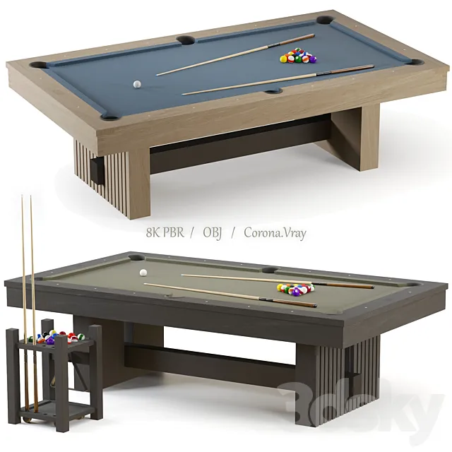 Vancouver Pool Table 3ds Max