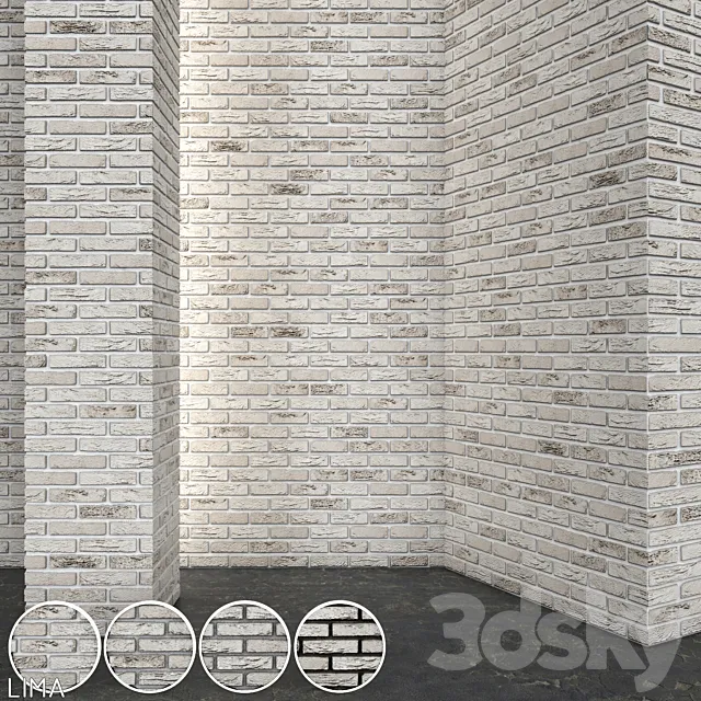 Vandersanden Brick Lima 3DS Max Model