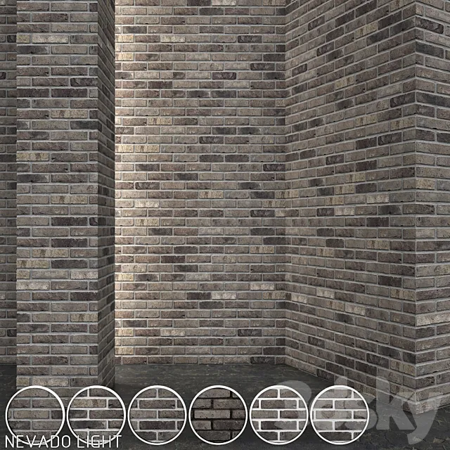 Vandersanden Brick Nevado Light 3ds Max