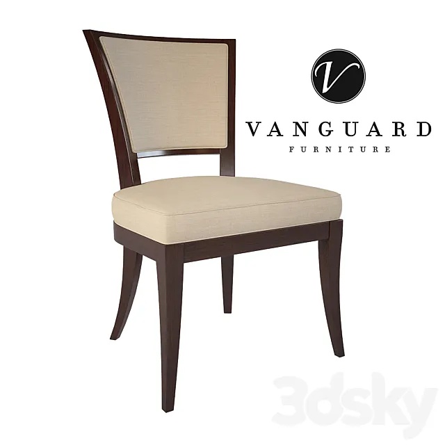 Vanguard Leland Side Chair C70S 3ds Max