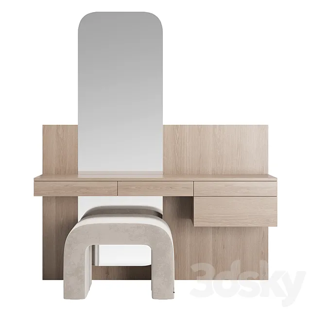 Vanity table 001 KM 3ds Max