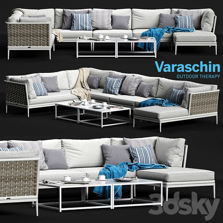 Varaschin ALGARVE Sofa 03 3DS Max