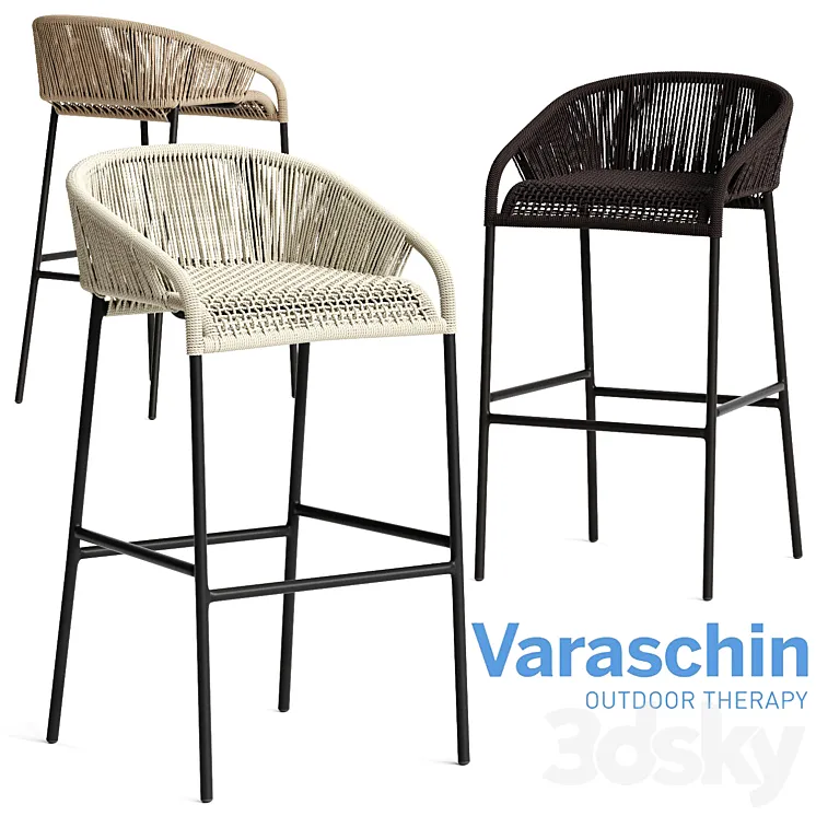 Varaschin CRICKET Bar Chair 3DS Max