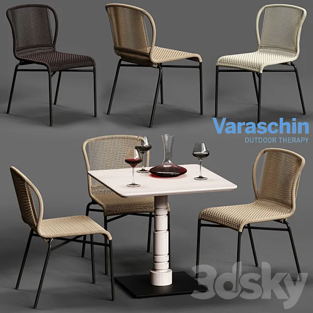 Varaschin CRICKET Chair 3DS Max Model