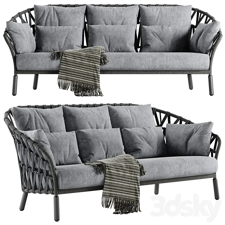 Varaschin Emma Cross sofa 3DS Max Model