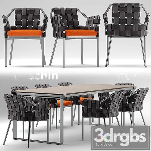 Varaschin Table and Chair 3dsmax Download