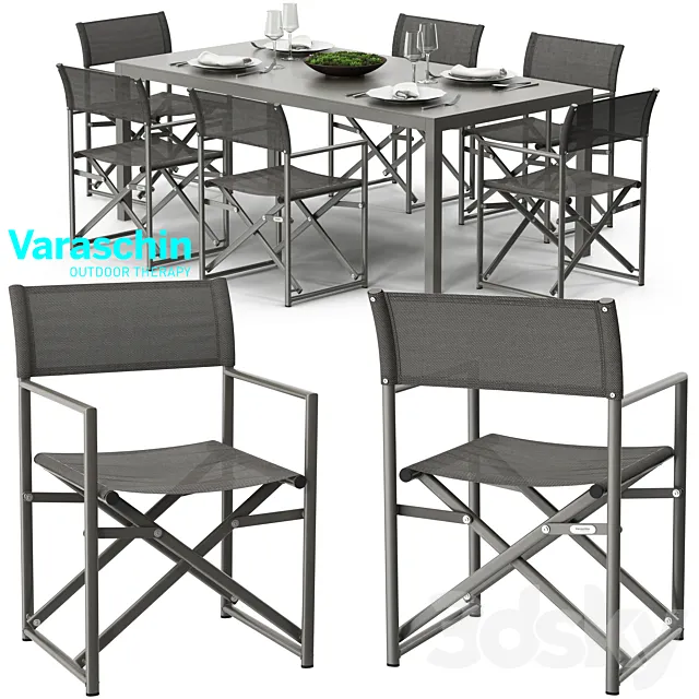 Varaschin VICTOR movie director chair 3ds Max