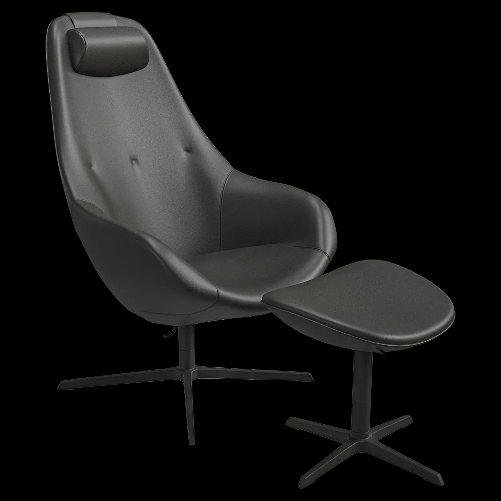 Varier – Chair and footstool Kokon 3ds Max