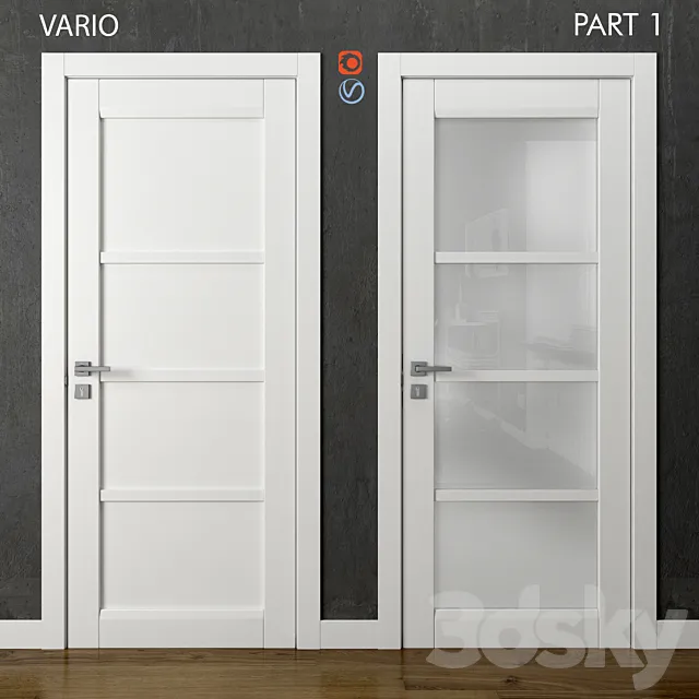Vario doors Volkhovets part 1 3DSMax File