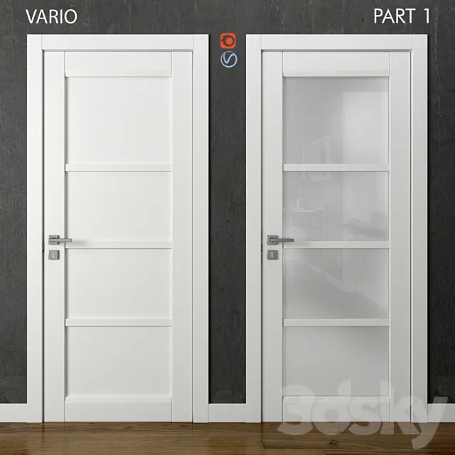 Vario doors Volkhovets part 1 3DS Max Model