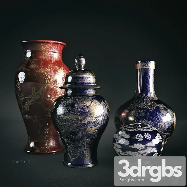 Vase Antique vases 3dsmax Download