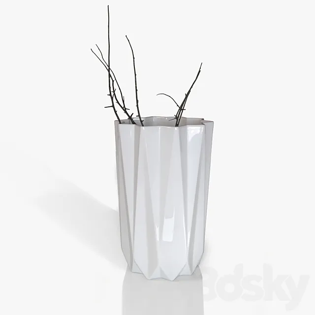 Vase Bloomingville Geometric (Corona + Vray) 3DSMax File