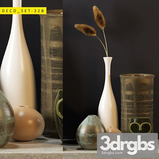 Vase Deco set 32 b 3dsmax Download