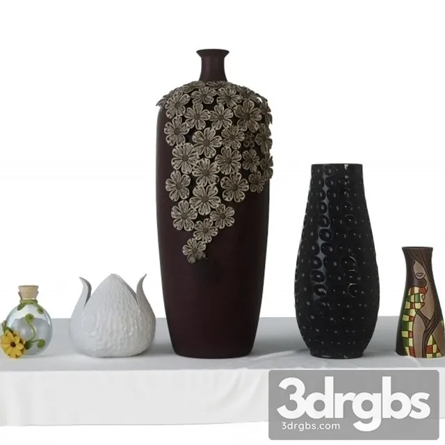 Vase Decor Set 3dsmax Download