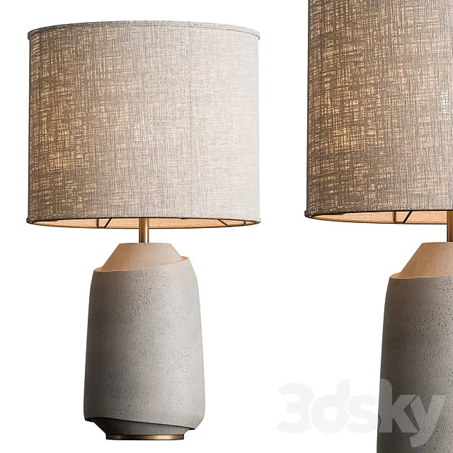 Vase Fabric Table Lamp 04 3ds Max