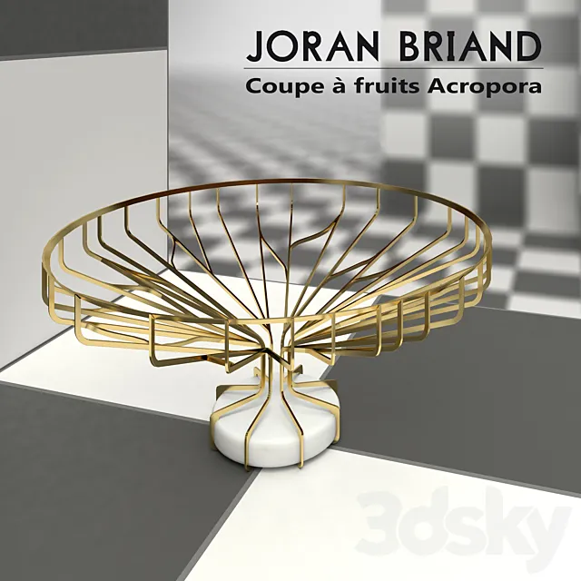 Vase for fruits Joran Briand Acropora 3DSMax File