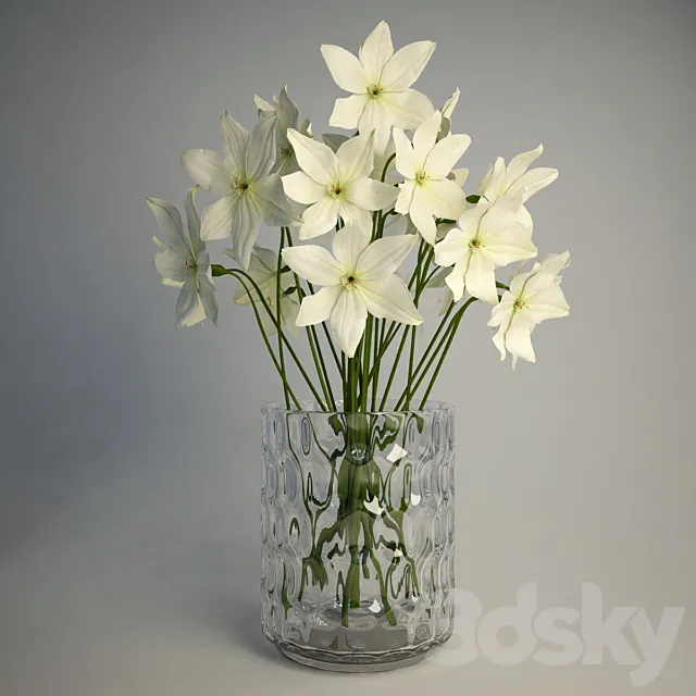 Vase Godkanna & Narcissus 3dsMax Model