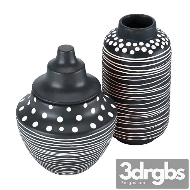 Vase Zuo modern niger vases 3dsmax Download