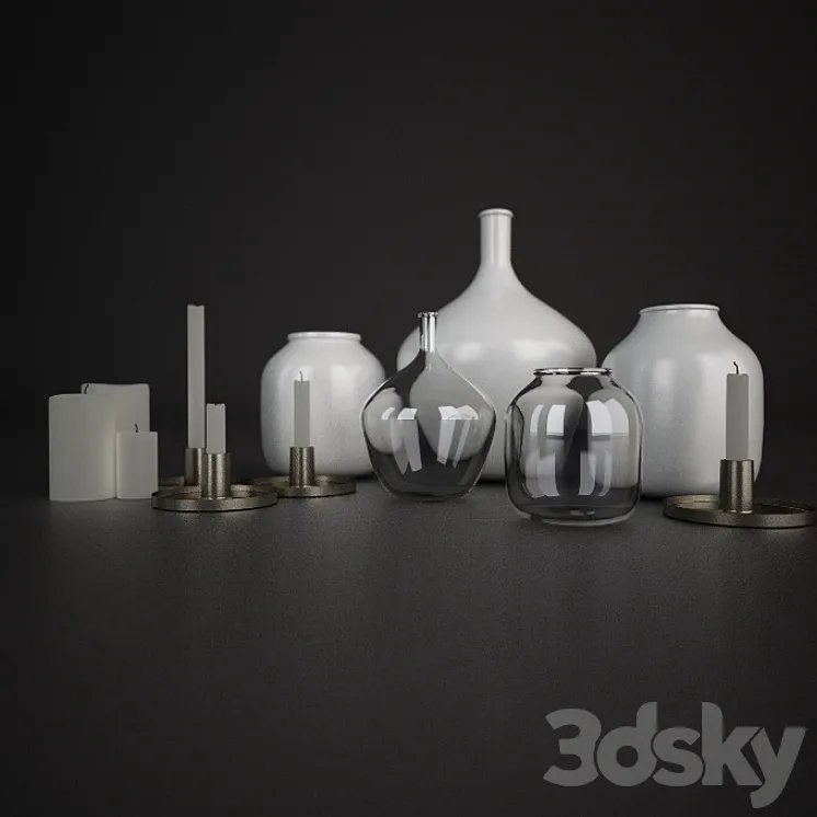 Vases 3DS Max