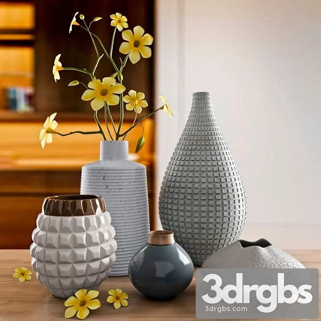 Vases And Flower Pots 3dsmax Download