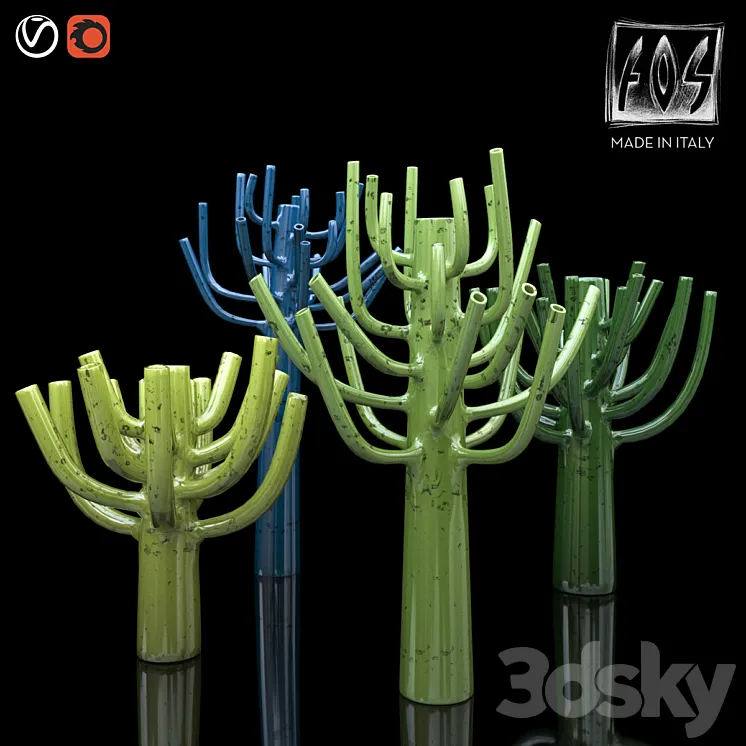 Vases Fos Ceramiche 3DS Max