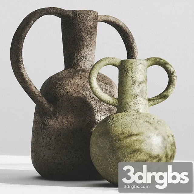 Vases With Heat Handles Khyome Part 2 1 3dsmax Download