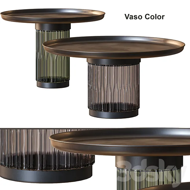 Vaso Color Coffee table by Cosmo 3ds Max