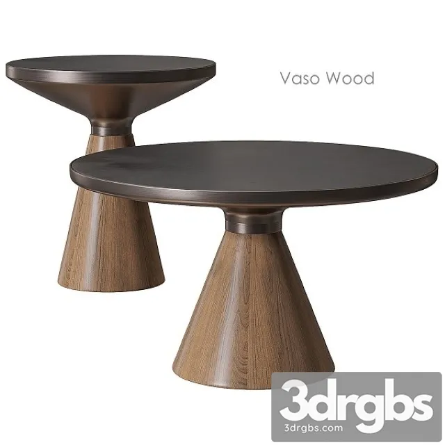 Vaso Wood Coffee Table by Cosmo 3dsmax Download
