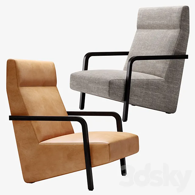 Vast 1 armchair 3ds Max