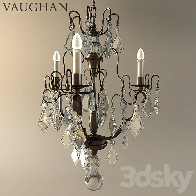Vaughan Kington Cage Chandelier 3ds Max