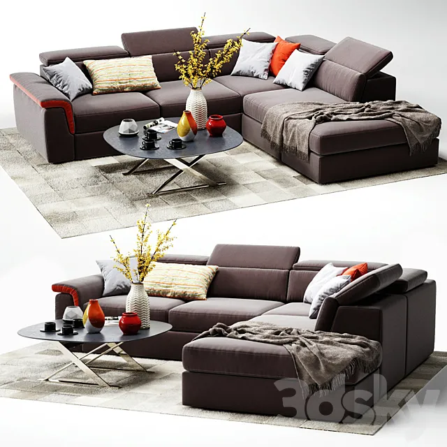 VAVICCI Martin Corner Sofa 3DS Max Model