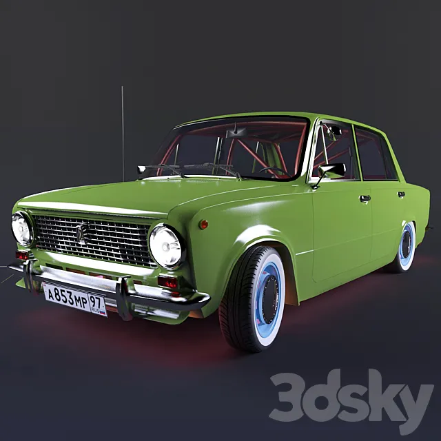 VAZ 2101 3DS Max Model