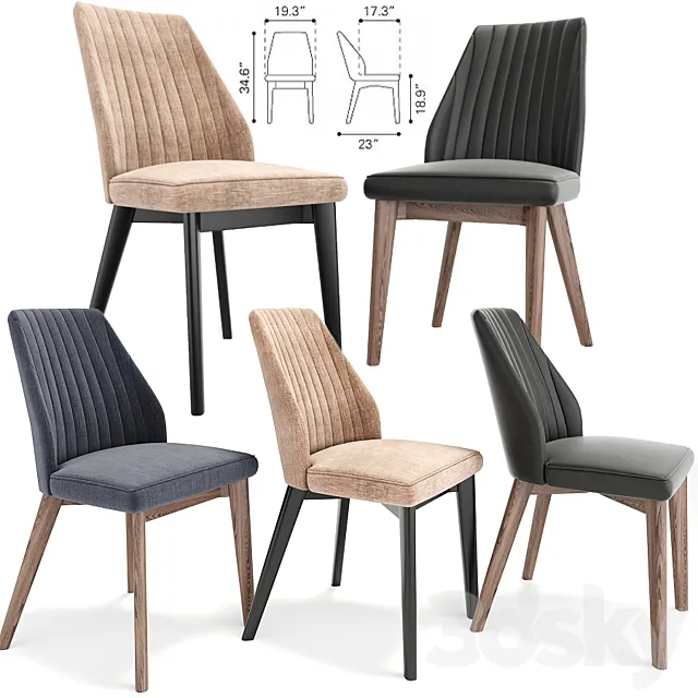 Vaz Dining Chair 02 3DSMax File