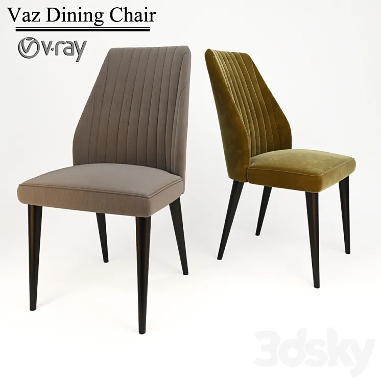 Vaz Dining Chair 3DS Max
