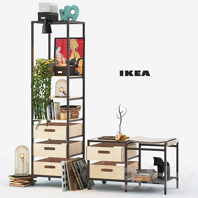 VEBERÖD Ikea 3ds Max