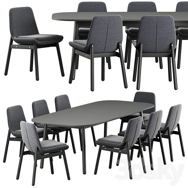 Vedbo Wedbu Ikea S Table Chair 3DSMax File