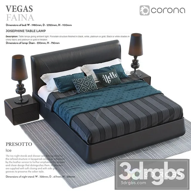 Vegas Faina Bed 3dsmax Download