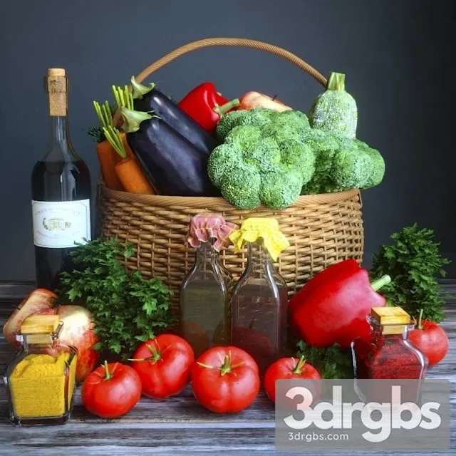 Vegetable Basket 3dsmax Download