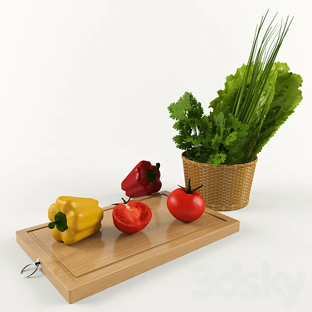 Vegetables for the kitchen 3DS Max Model