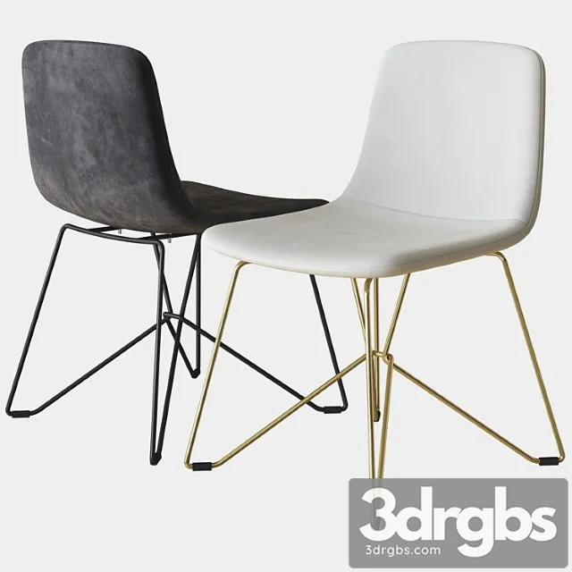 Vela upholstered chair calligaris 2 3dsmax Download