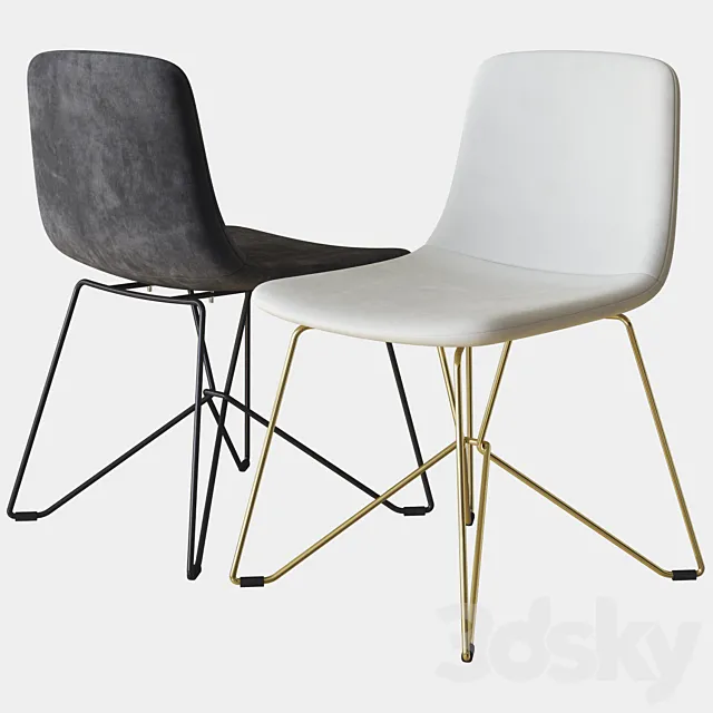 vela upholstered chair calligaris 3ds Max