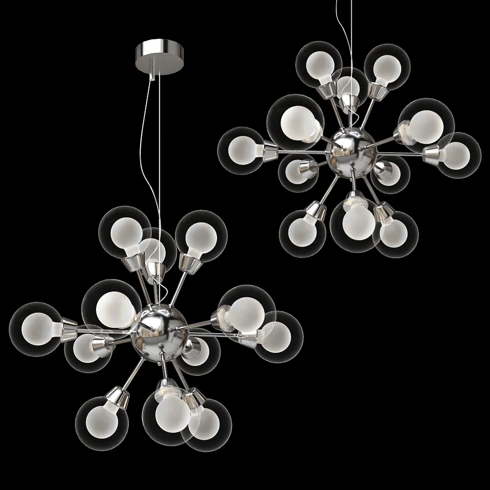 Vele Luce – Chandelier Dandelion VL1173L12 3ds Max
