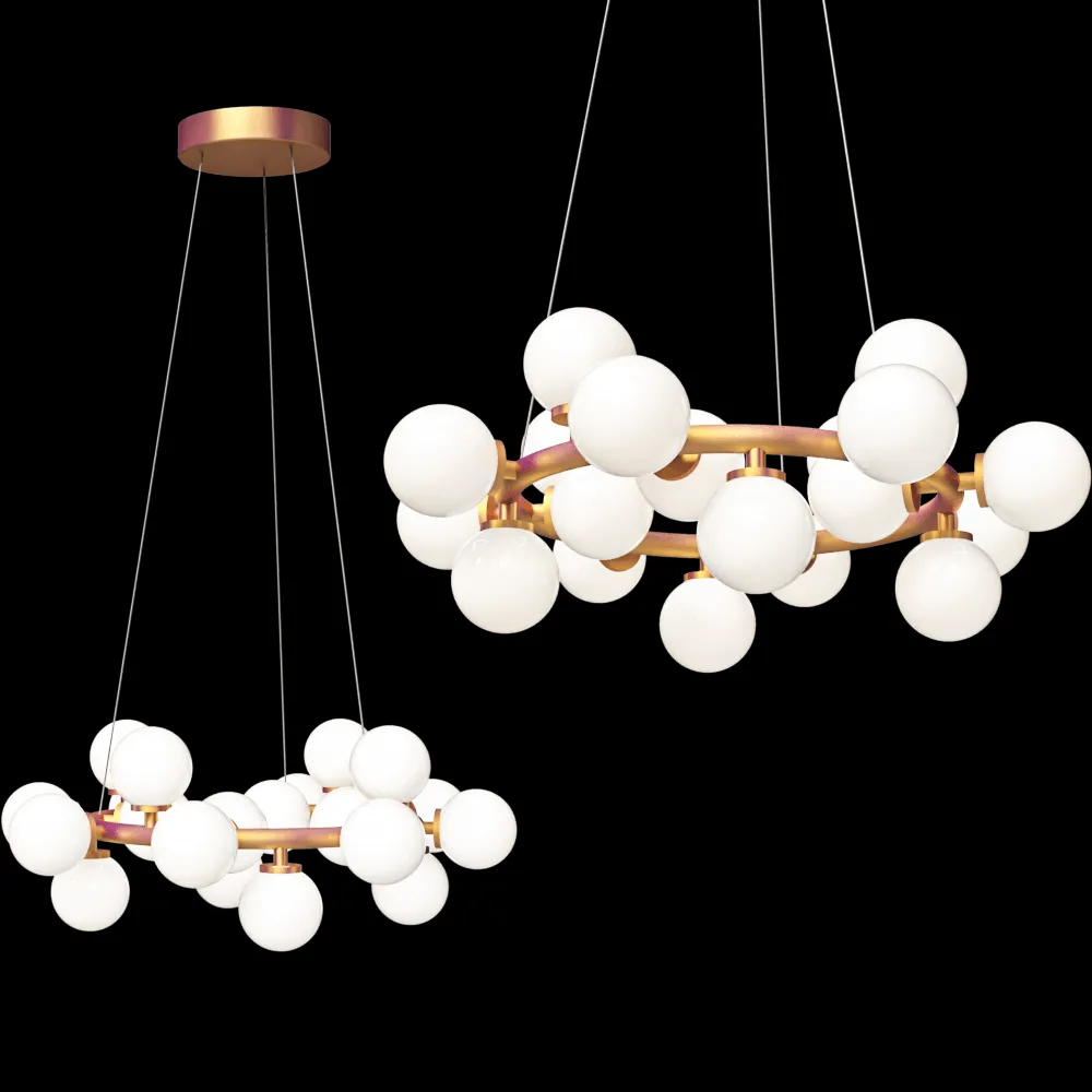 Vele Luce – Chandelier Orbita VL1704P20 3ds Max